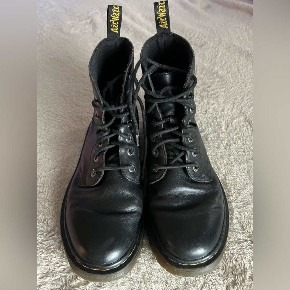 Dr. Martens Black Luana Combat Boots - Picture 2 of 6